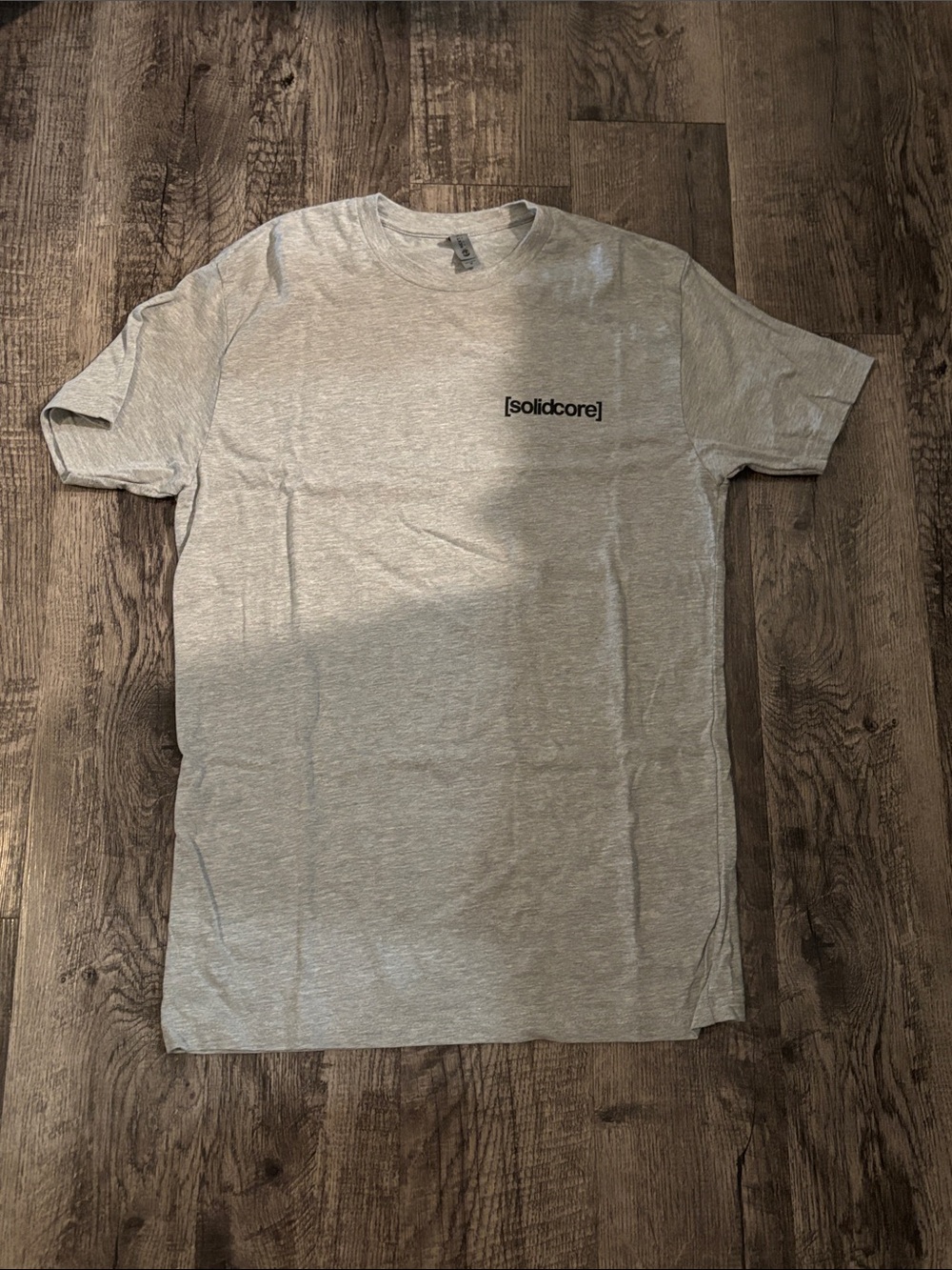 Women’s Solidcore Tee Shirt - Grey with Black Logo - Size Medium